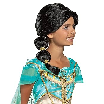 アラジン　ジャスミン　ウィッグ　仮装　コスプレ　Ｄハロ　ディズニー Amazon.co.jp: [Beauty 出品] 豪華版 ズニー アラジン アニメ版